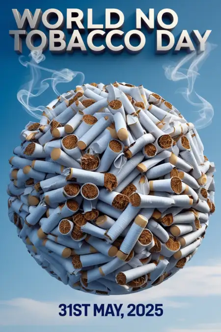 World No Tobacco Day Digital Poster - Free World No Tobacco Day Download