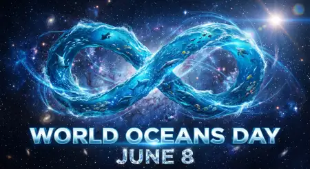 World Oceans Day Ocean Cleanup Social Media Post - Free World Oceans Day Social Media Post Download
