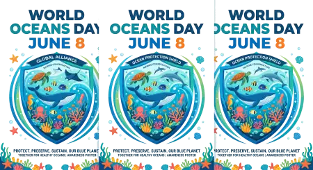 World Oceans Day Png Flyer Design - Free World Oceans Day Png Download