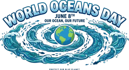 World Oceans Day Png Social Awareness Poster - Free World Oceans Day Png Download