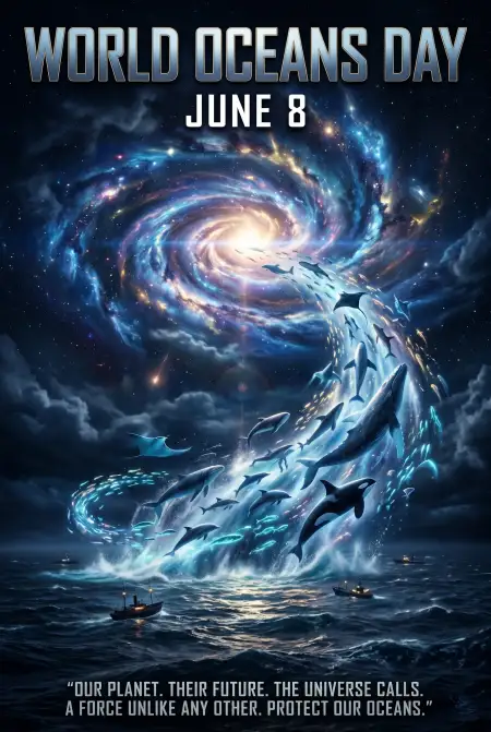 World Oceans Day Social Media Post Aesthetic Design - Free World Oceans Day Social Media Post Download
