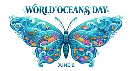 World Oceans Day Social Media Post For Nonprofits - Free World Oceans Day Social Media Post Download