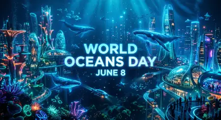 World Oceans Day Social Media Post Modern Template - Free World Oceans Day Social Media Post Download