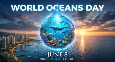 World Oceans Day Social Media Post Png - Free World Oceans Day Social Media Post Download