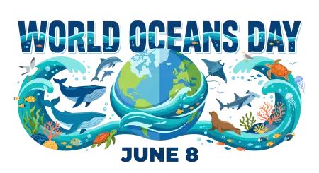 World Oceans Day Social Sharing Graphic Png - Free World Oceans Day Png Download