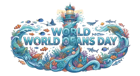 World Oceans Day Vector Png Free - Free World Oceans Day Png Download
