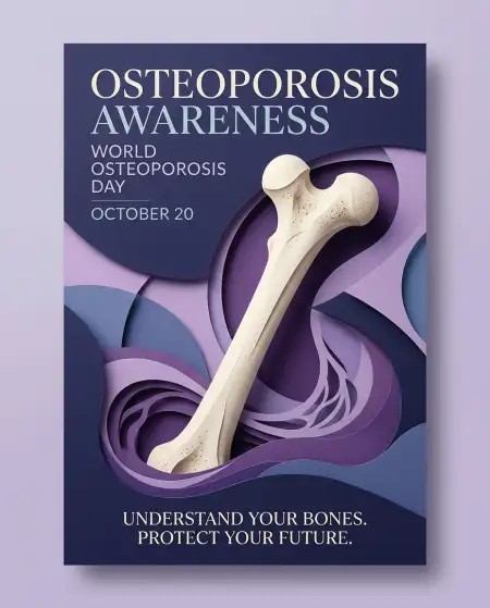 world osteoporosis day 2026 banner design