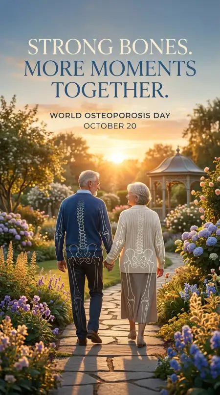 world osteoporosis day 2026 campaign poster