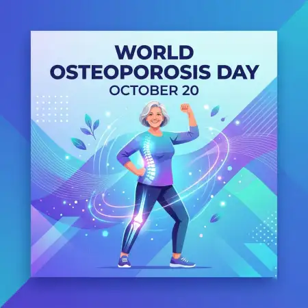 world osteoporosis day facebook post design