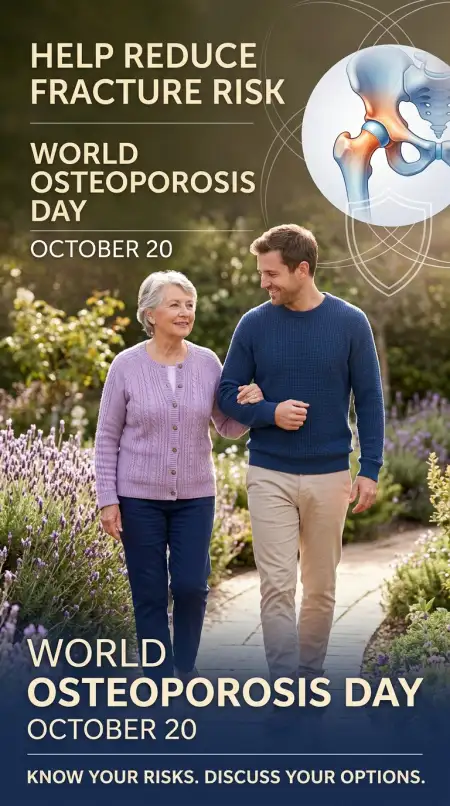 world osteoporosis day pharmacy poster design
