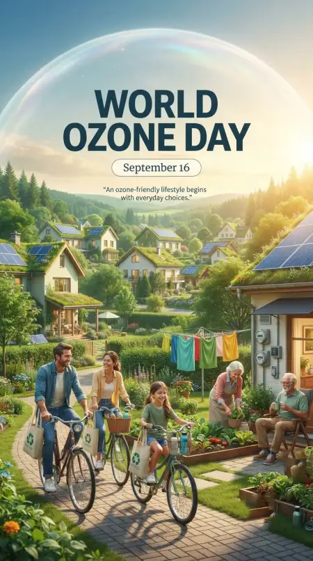 world ozone day 2026 green lifestyle tips - World Cleanup Day