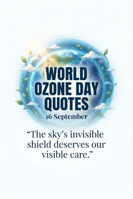 world ozone day 2026 inspirational quotes - World Maritime Day