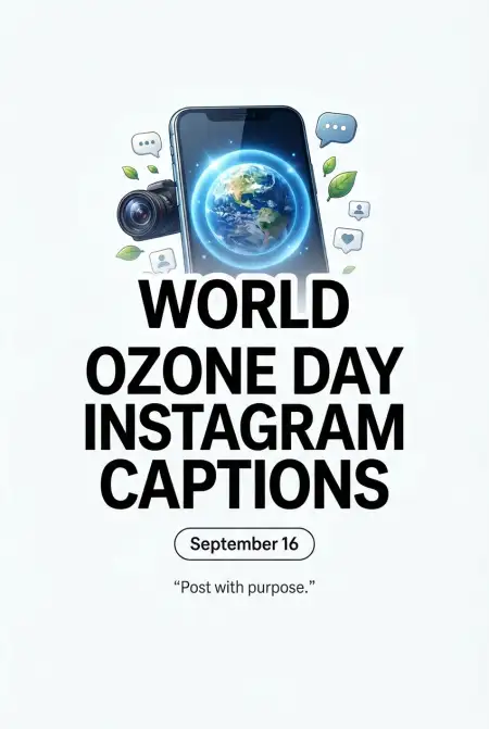 world ozone day 2026 instagram captions - World Maritime Day