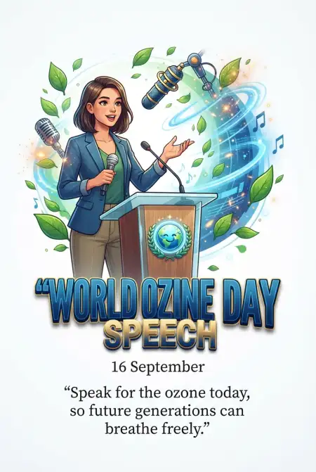 world ozone day 2026 short speech - World Cleanup Day