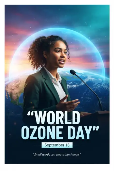 world ozone day 2026 speech for students - World Cleanup Day