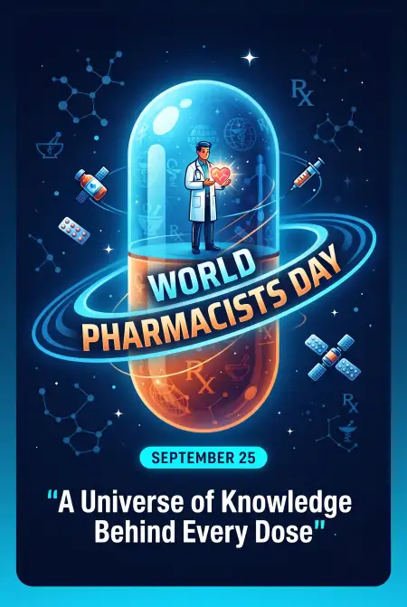 world pharmacists day 2026 awareness poster - World Pharmacists Day 2026