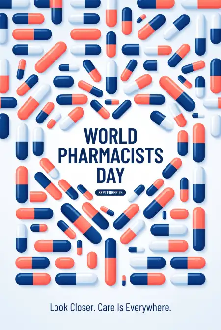 world pharmacists day 2026 poster - World Pharmacists Day 2026
