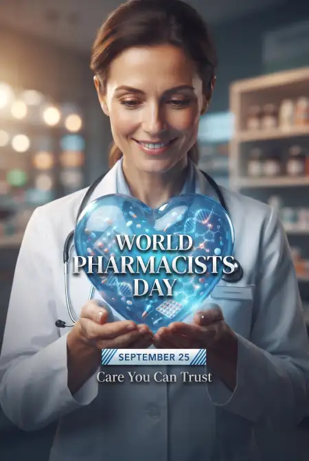 world pharmacists day 2026 social media poster - World Pharmacists Day 2026
