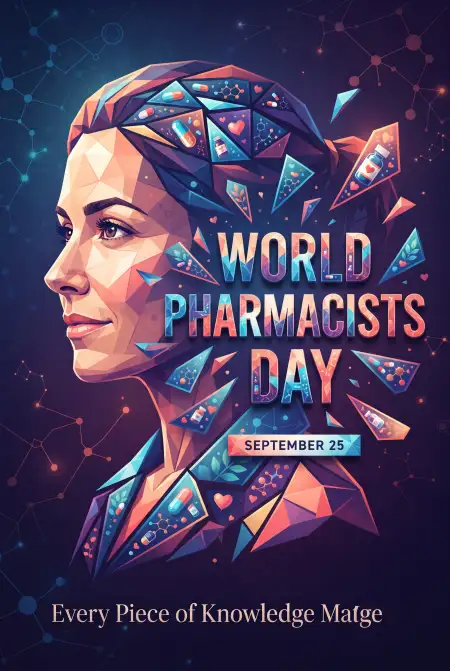world pharmacists day 2026 vector illustration - Vector