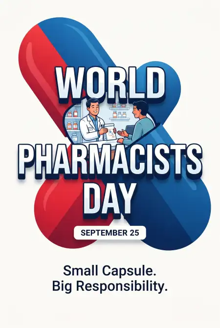 world pharmacists day capsule png - World Pharmacists Day 2026