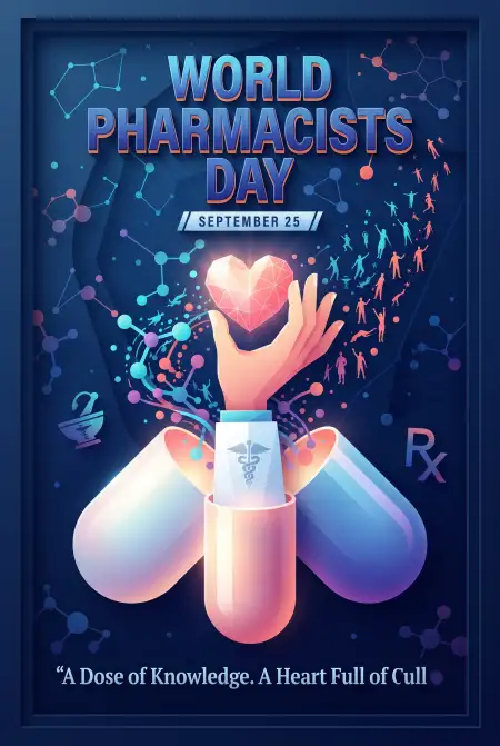 world pharmacists day creative pharmacy poster