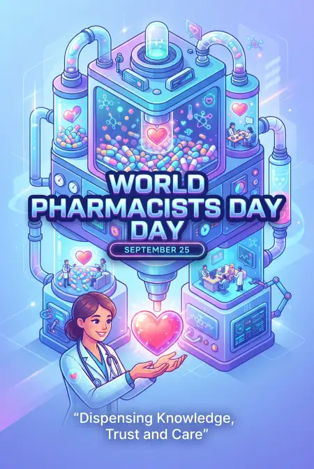 world pharmacists day healthcare illustration - World Pharmacists Day 2026