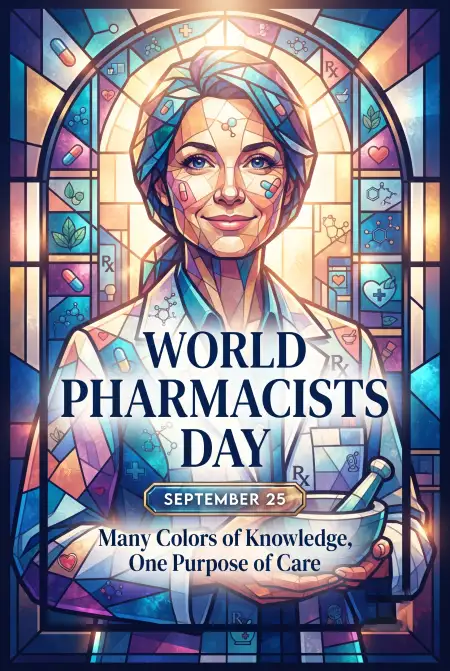 world pharmacists day medicine illustration - World Pharmacists Day 2026
