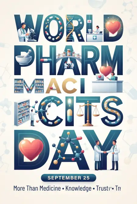 world pharmacists day medicine safety poster