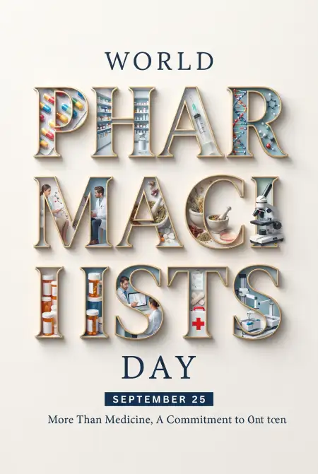 world pharmacists day pharmacist with medicine image - World Pharmacists Day 2026