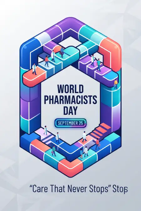 world pharmacists day pharmacy background - World Pharmacists Day 2026