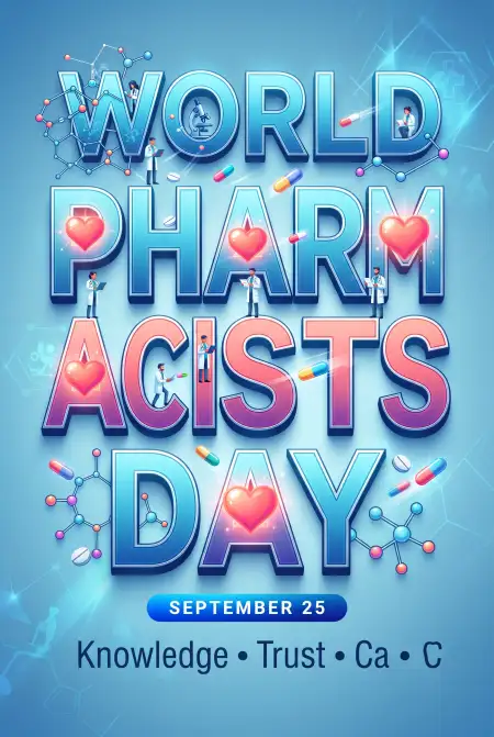 world pharmacists day poster for hospital - World Pharmacists Day 2026