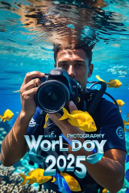 World Photography Day 2025 Creative Editing Background - Free World Photography Day 2025 Download