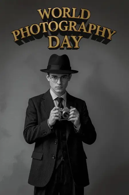 World Photography Day 2025 Slogan In English - Free World Photography Day 2025 Download