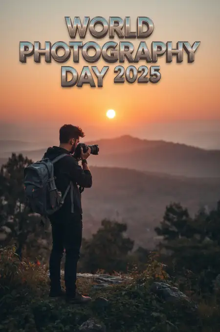 World Photography Day 2025 Theme Posters For College Students - Free World Photography Day 2025 Download