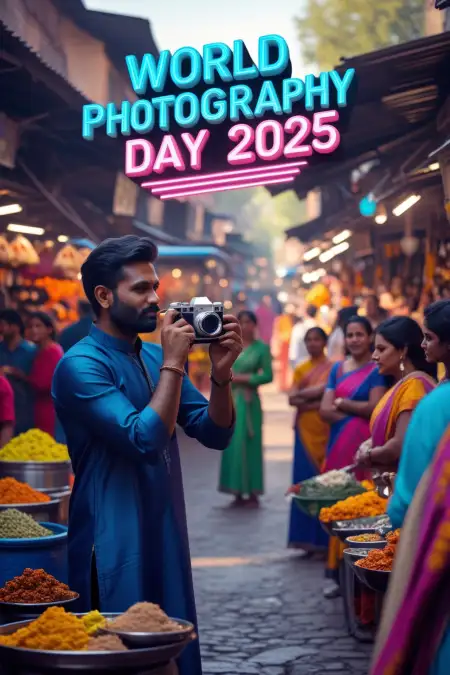 World Photography Day 2025 Transparent Clipart Free - Free World Photography Day 2025 Download