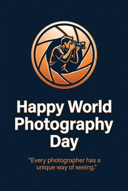 Free World Photography Day 2026 Banner Image Download