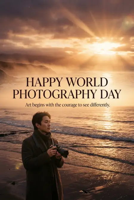 Free World Photography Day 2026 Desktop Wallpaper Image Download