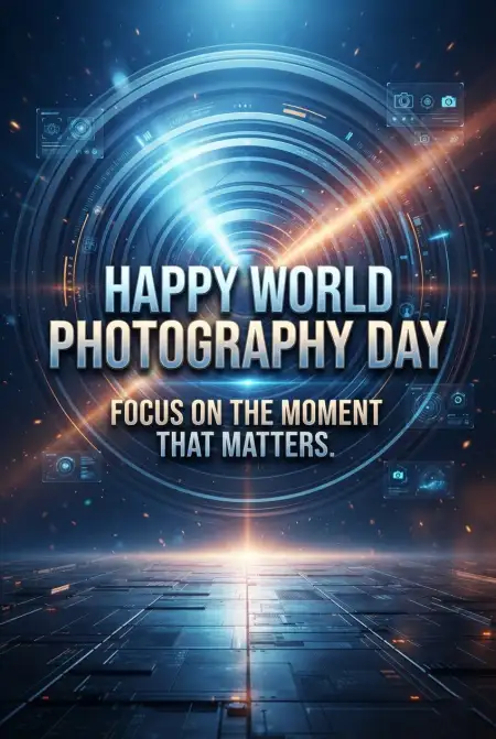 Free World Photography Day 2026 Photo Editing Background Image Download