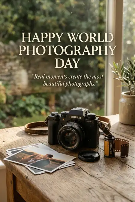 Free World Photography Day 2026 Photo Poster Image Download