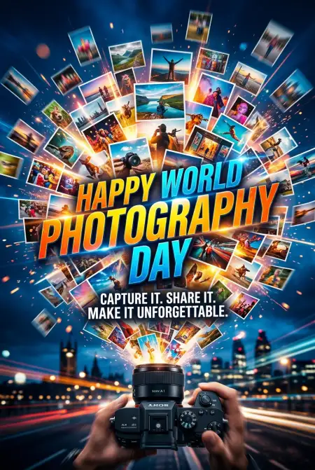 Free World Photography Day 2026 Photography Png Image Download