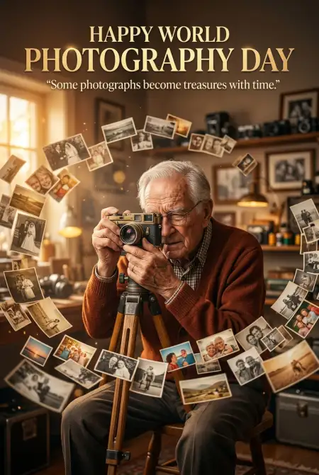 Free World Photography Day 2026 Quotes Image Download