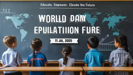 World Population Day 2025 Drawing Idea For School - Free World Population Day Download