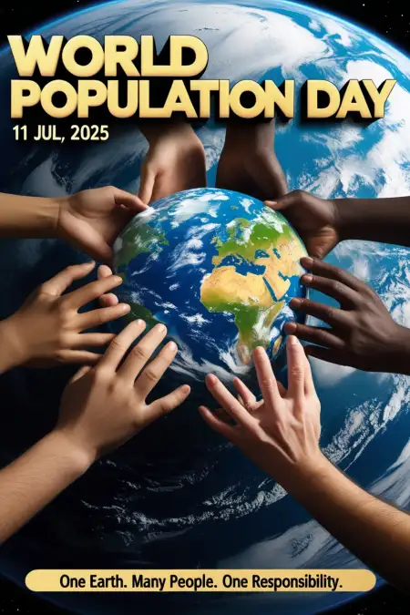 World Population Day 2025 Image Download - Free World Population Day Download