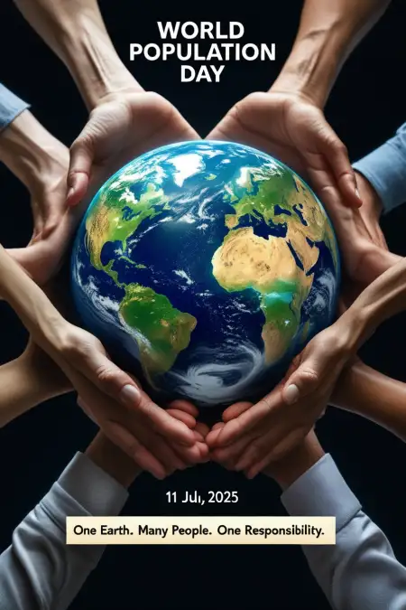 World Population Day 2025 Picture For Social Media - Free World Population Day Download