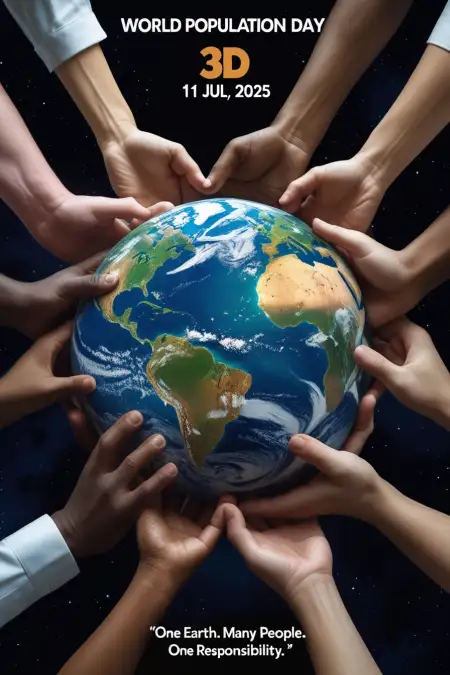World Population Day 2025 Poster Design Free Download - Free Poster Design Download
