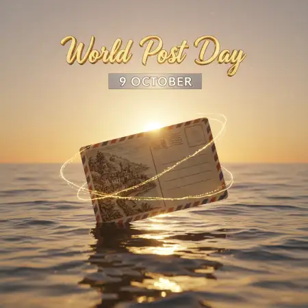 World Post Day Background For Graphic Design - Free Background Download