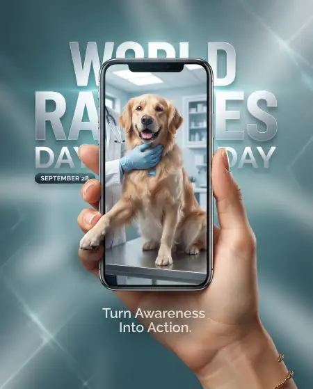 world rabies day 2026 instagram awareness poster - World Rabies Day 2026 Campaign Poster