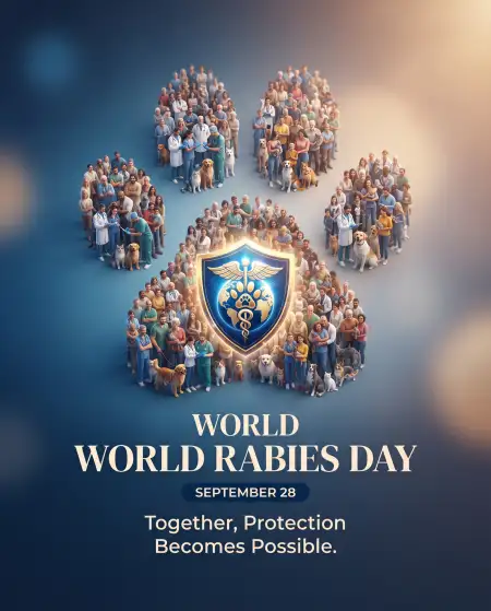world rabies day 2026 social media post design