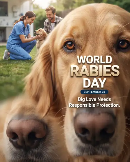 world rabies day dog vaccination poster
