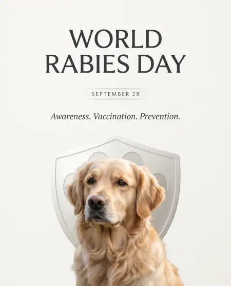 world rabies day educational poster